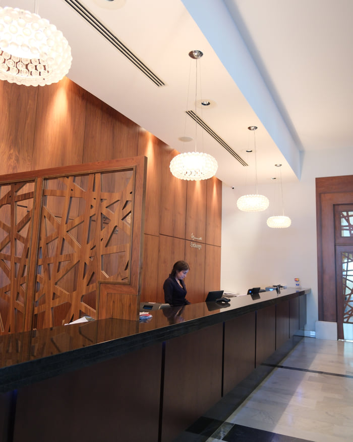 La réception de l'hôtel El Aurassi