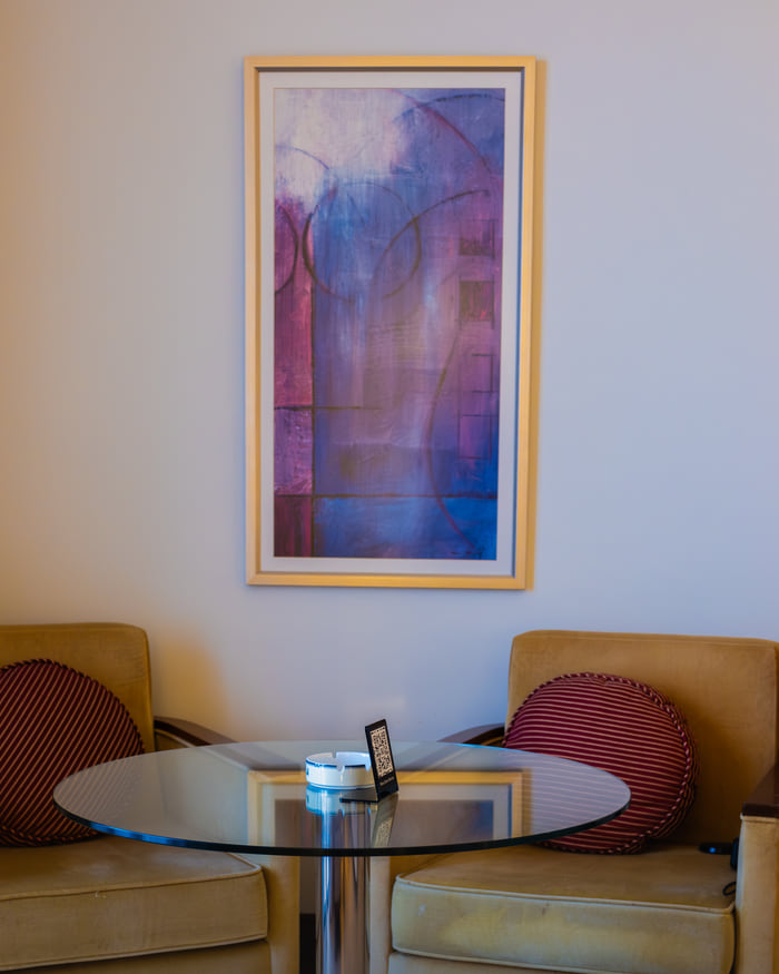 Le coin salon d'une chambre
